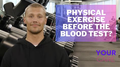exercising before blood work|Iba pa.